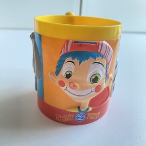 Ringling Brothers Barnum & Bailey Circus Plastic Coffee Mug‎ Cup 2001 Yellow